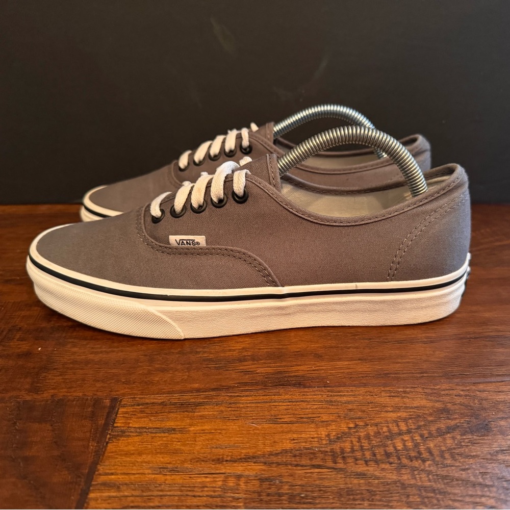 Vans Pewter (grey) & Black Sneakers